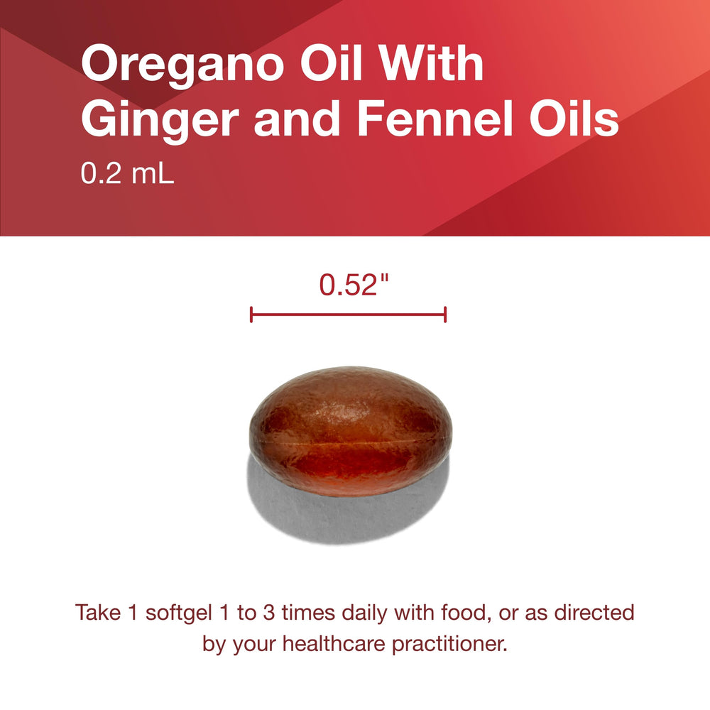 Immune-support angle using oregano, fennel, and ginger oils
