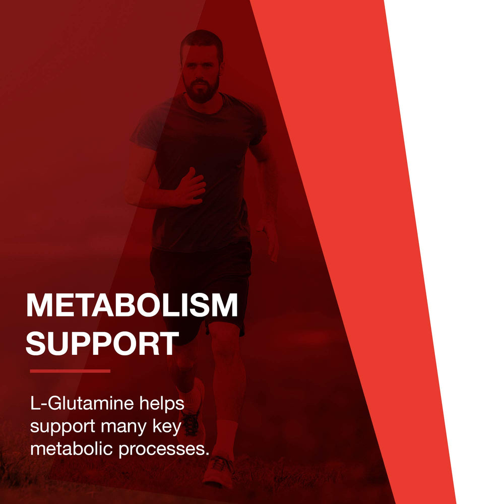 PROTOCOL FOR LIFE BALANCE L-Glutamine daily-use setup in kitchen.