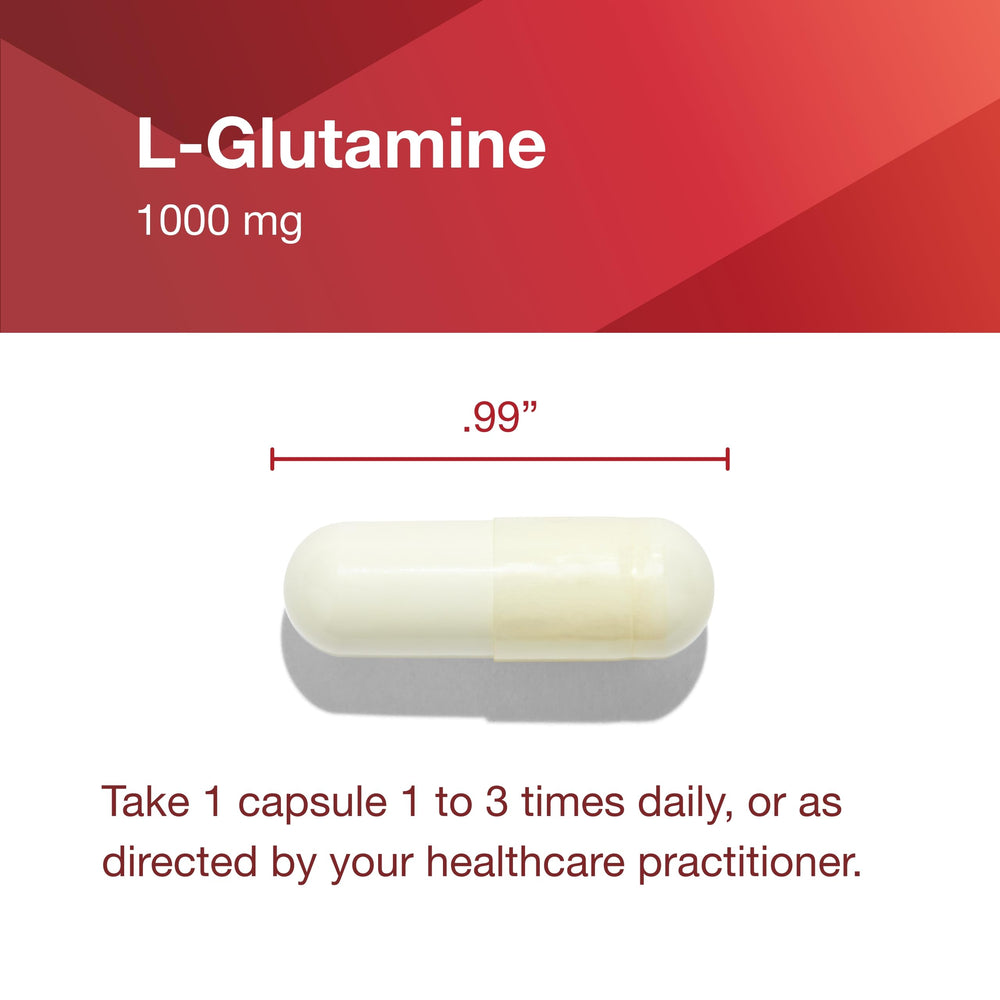 PROTOCOL FOR LIFE BALANCE L-Glutamine easy-pour cap for mess-free serving.