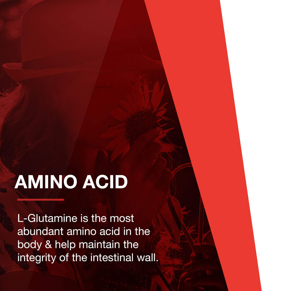 L-Glutamine supporting muscle tissue during training.