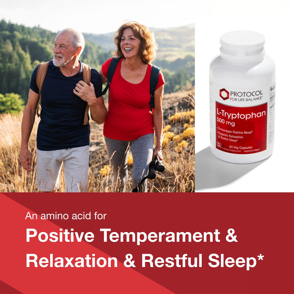 L-Tryptophan capsules closeup emphasizes vegan caplets designed for daily use