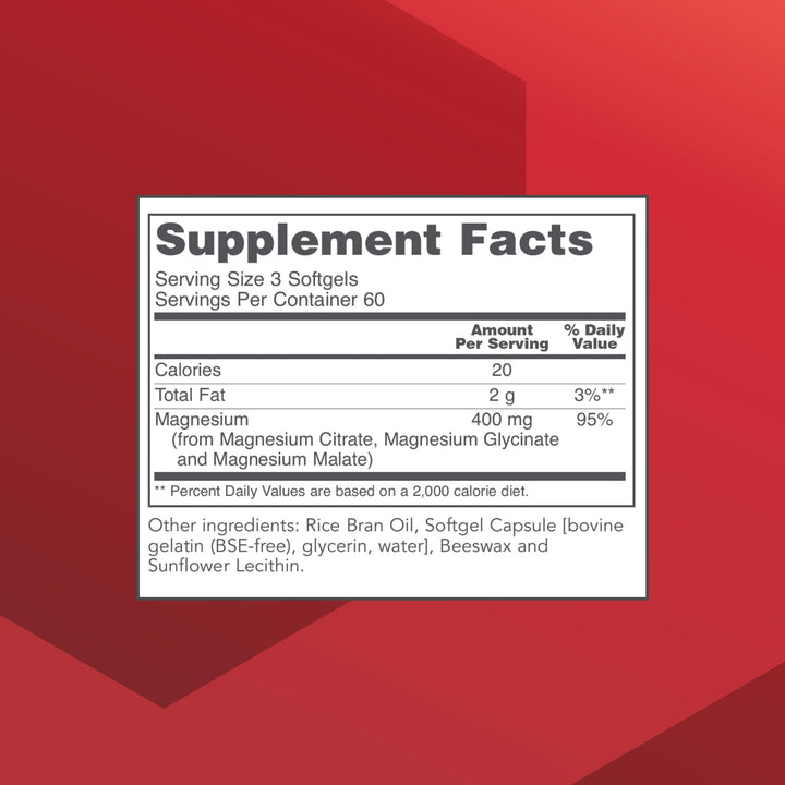 PROTOCOL FOR LIFE BALANCE label front highlighting magnesium blend