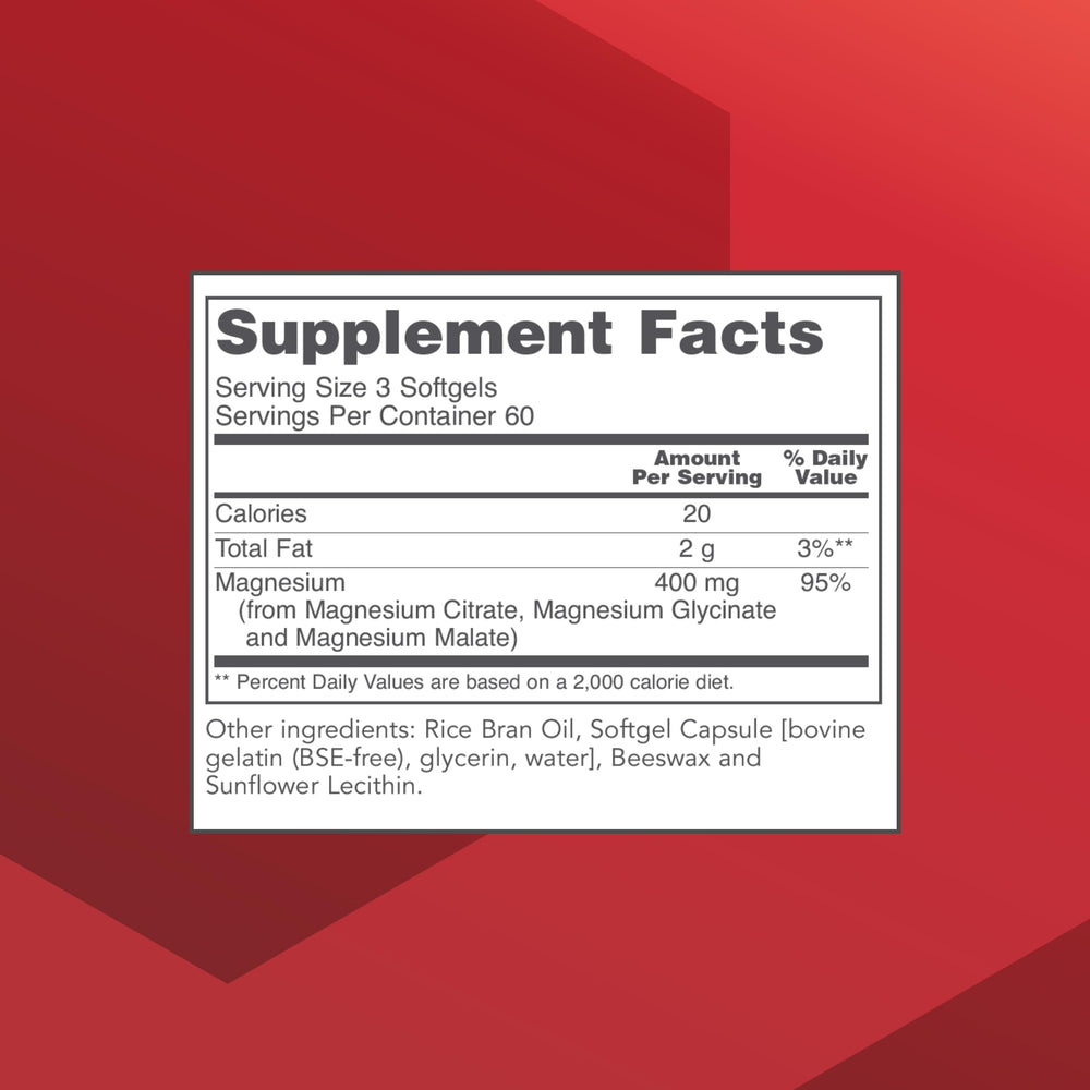PROTOCOL FOR LIFE BALANCE label front highlighting magnesium blend