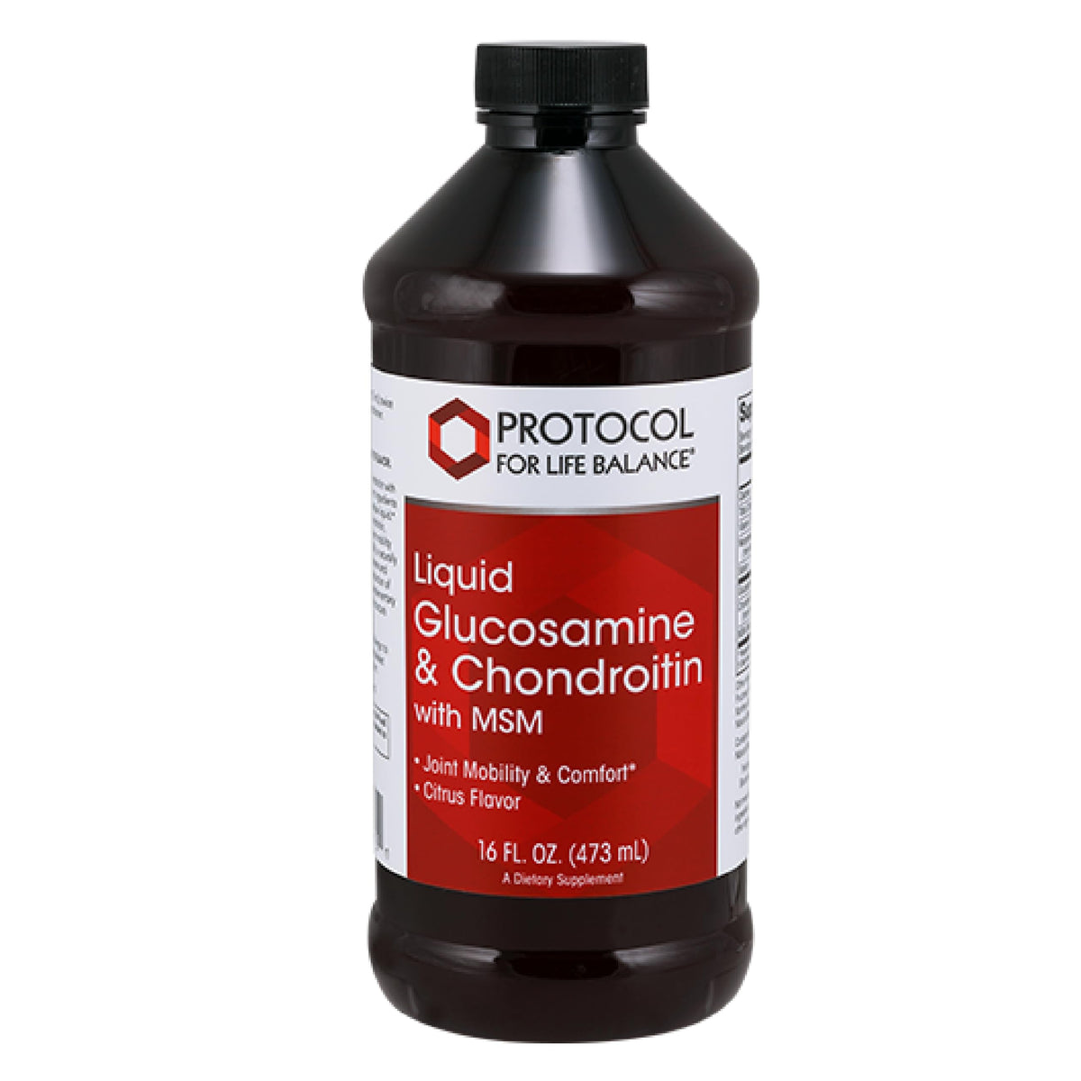 PROTOCOL FOR LIFE BALANCE liquid glucosamine chondroitin msm bottle ready for daily use