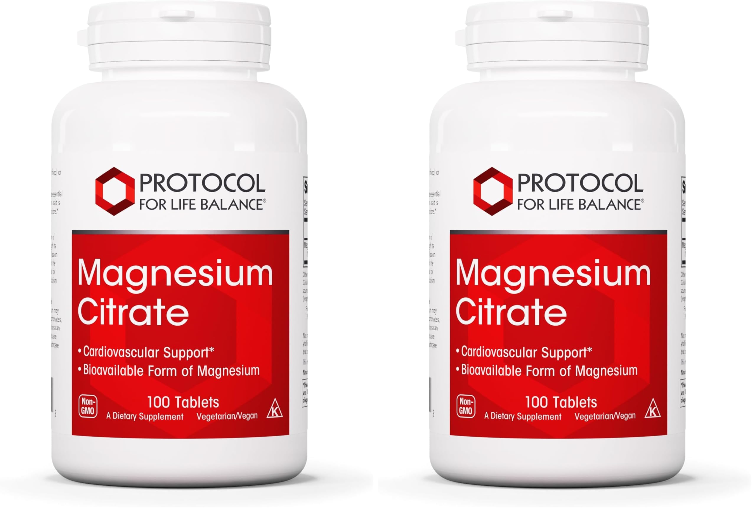 PROTOCOL FOR LIFE BALANCE magnesium citrate 400mg bottle for daily mineral support