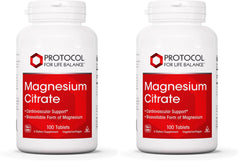 PROTOCOL FOR LIFE BALANCE magnesium citrate 400mg bottle for daily mineral support
