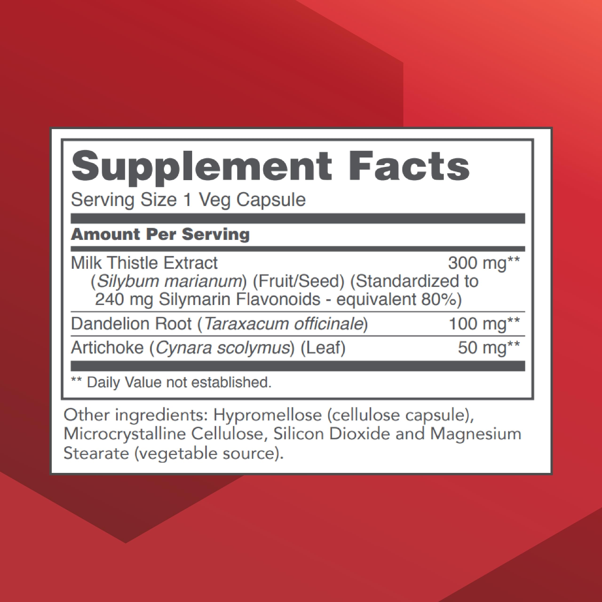 Protocol for Life Balance label with artichoke leaf ingredient for daily liver care.