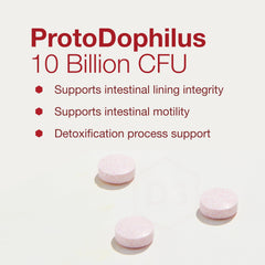 Halal symbols and vegan marks on Proto Dophilus packaging for trusted appeal