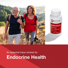 PROTOCOL FOR LIFE BALANCE Selenium 200mcg bottle cap for secure storage.