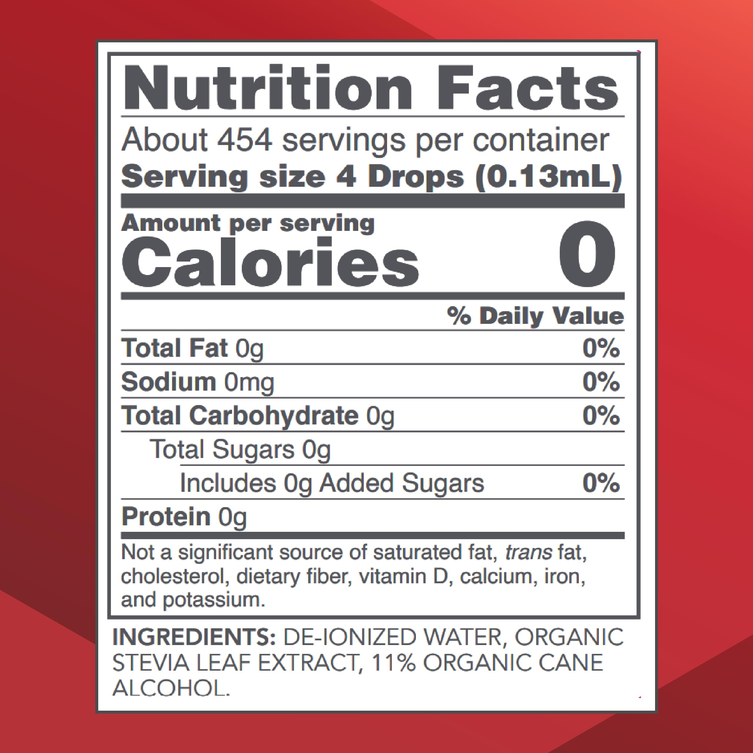 Protocol for Life Balance stevia liquid drops pour into a beverage for sweetness.