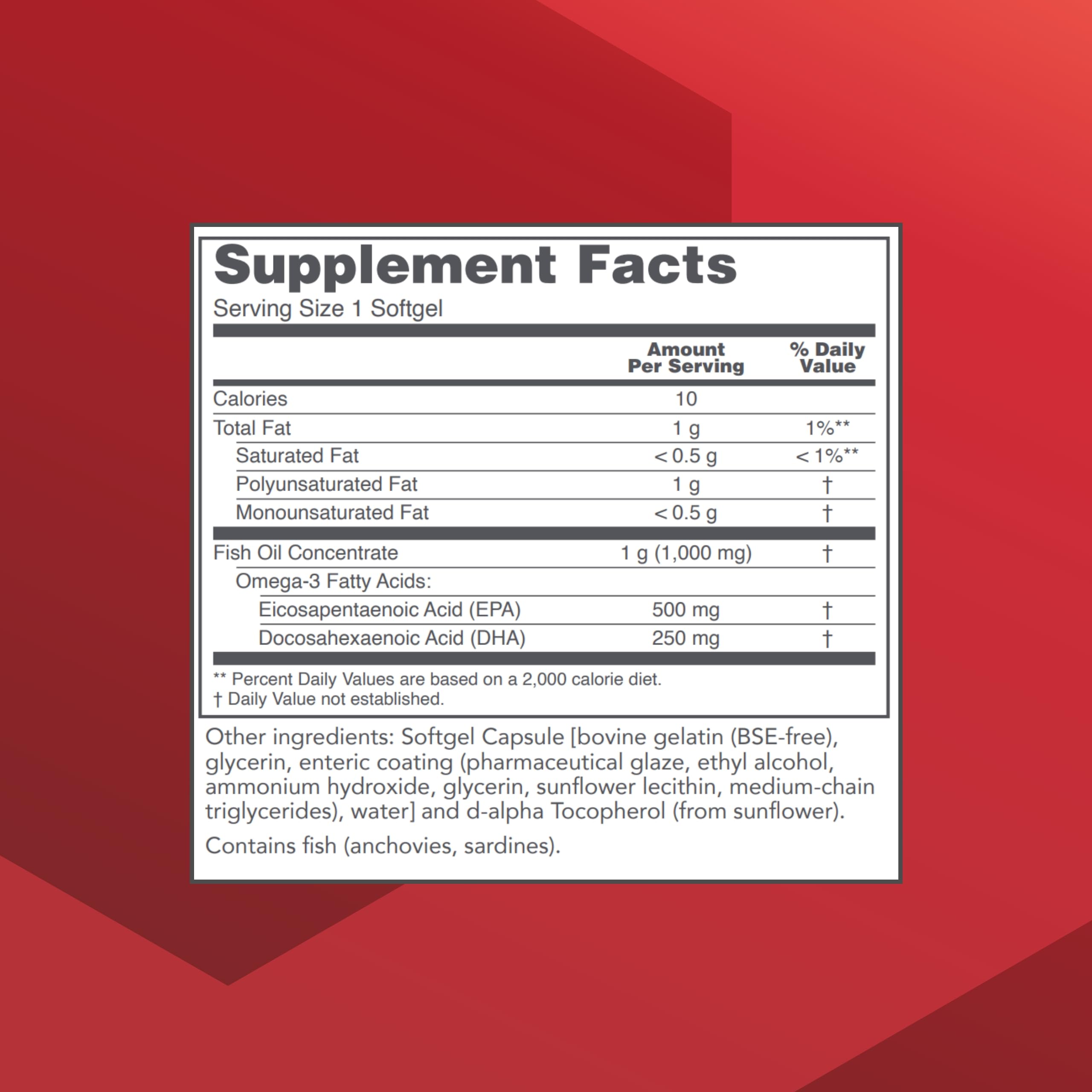 PROTOCOL FOR LIFE BALANCE Ultra Omega-3 label close-up highlighting purity and dosage.