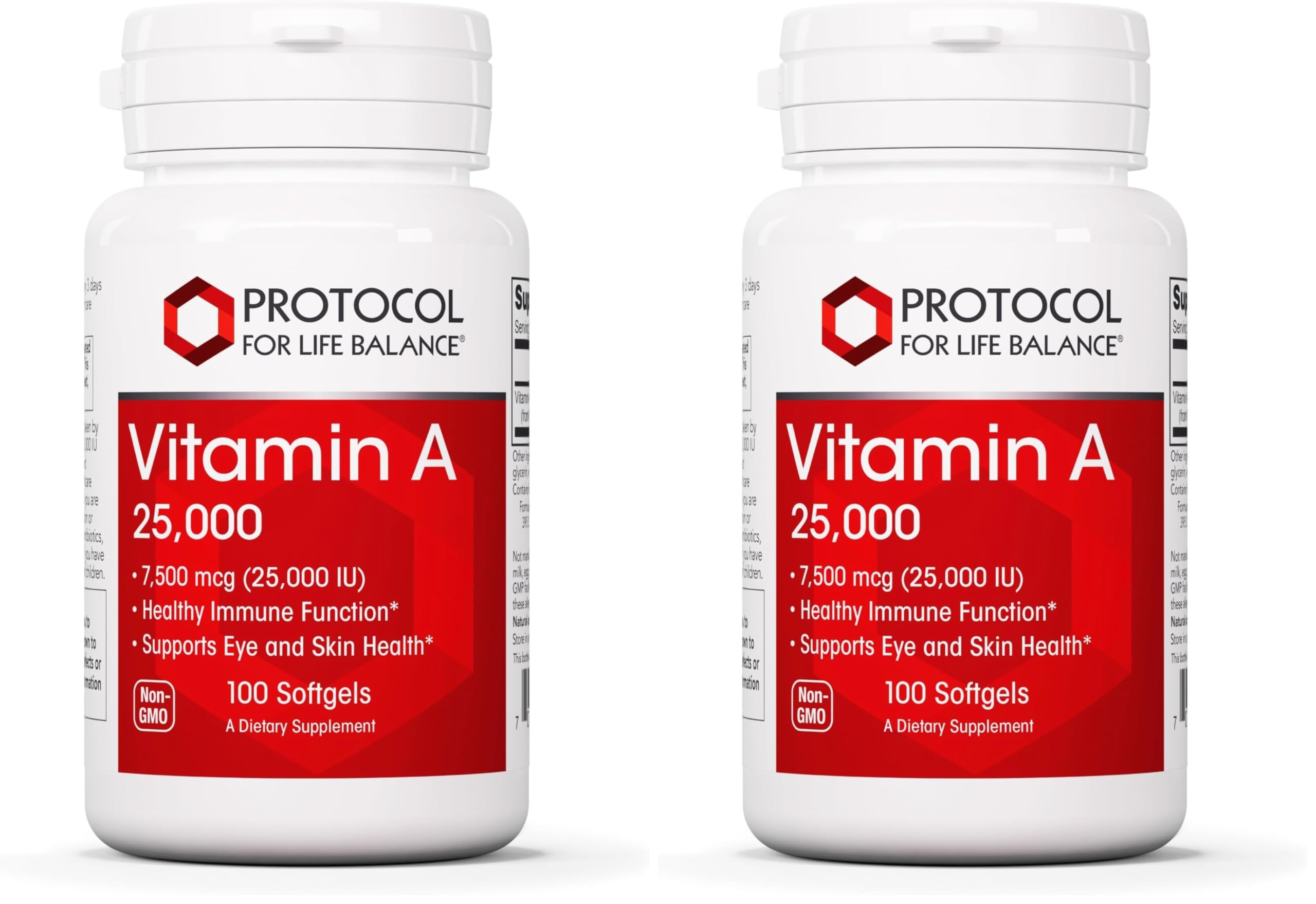 PROTOCOL FOR LIFE BALANCE Vitamin A bottle for eye health support