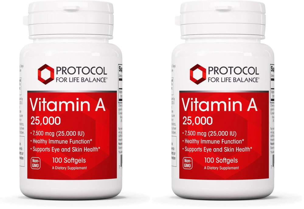 PROTOCOL FOR LIFE BALANCE Vitamin A bottle for eye health support