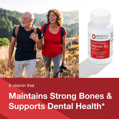 PROTOCOL FOR LIFE BALANCE Vitamin D3 50000 IU softgels close-up for convenient dosing.
