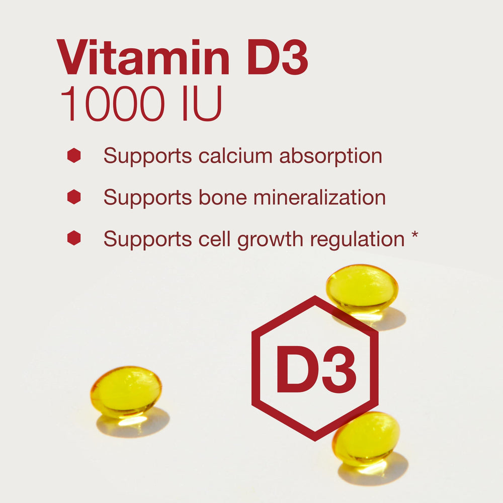 PROTOCOL FOR LIFE BALANCE Vitamin D3 bottle pour capturing convenient daily dosing