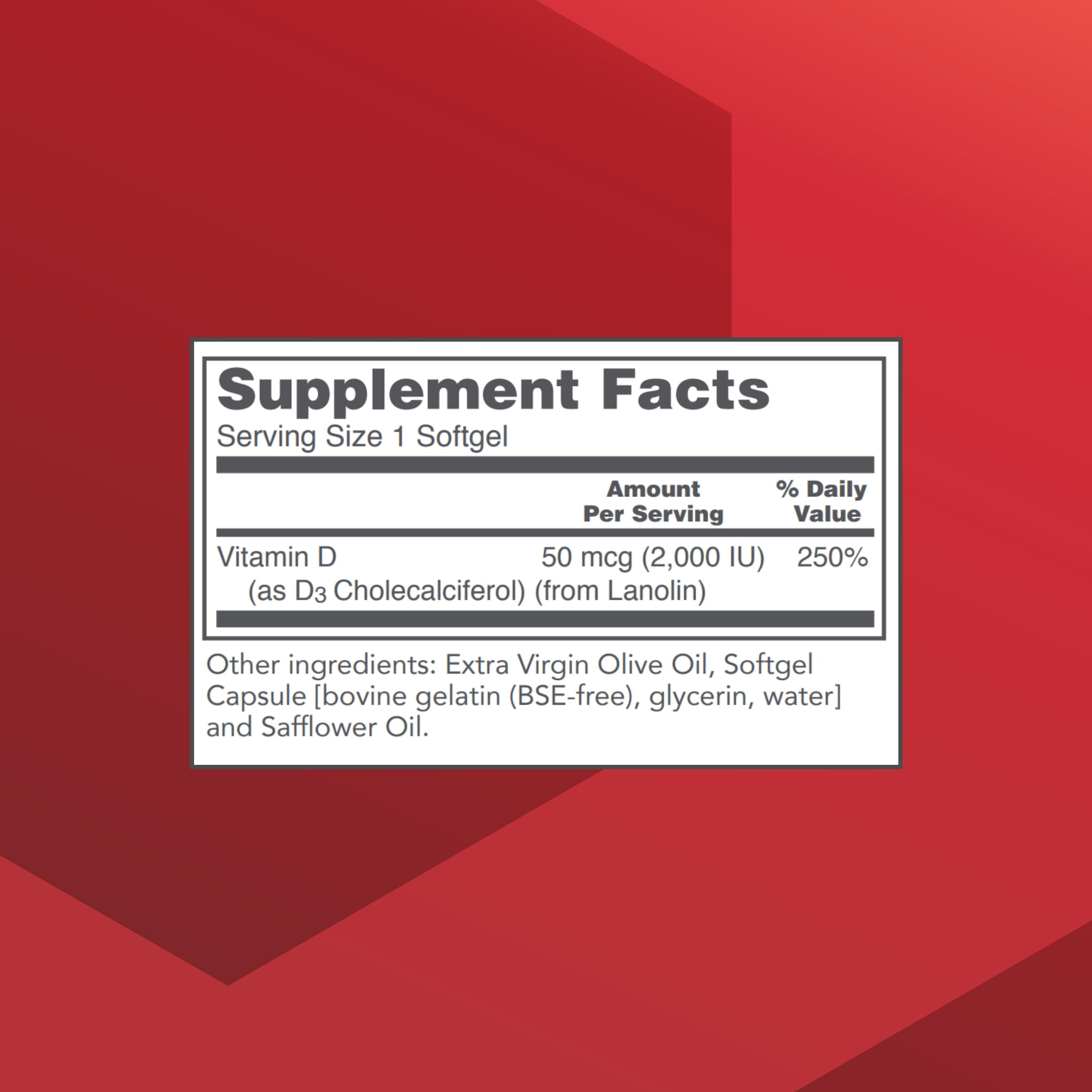 Protocol For Life Balance Vitamin D3 softgel capsules—close-up for easy swallowing
