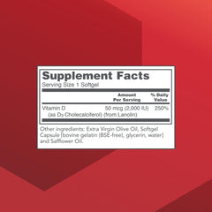 Protocol For Life Balance Vitamin D3 softgel capsules—close-up for easy swallowing