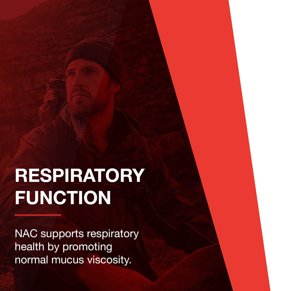 NAC capsule description highlighting glutathione synthesis support