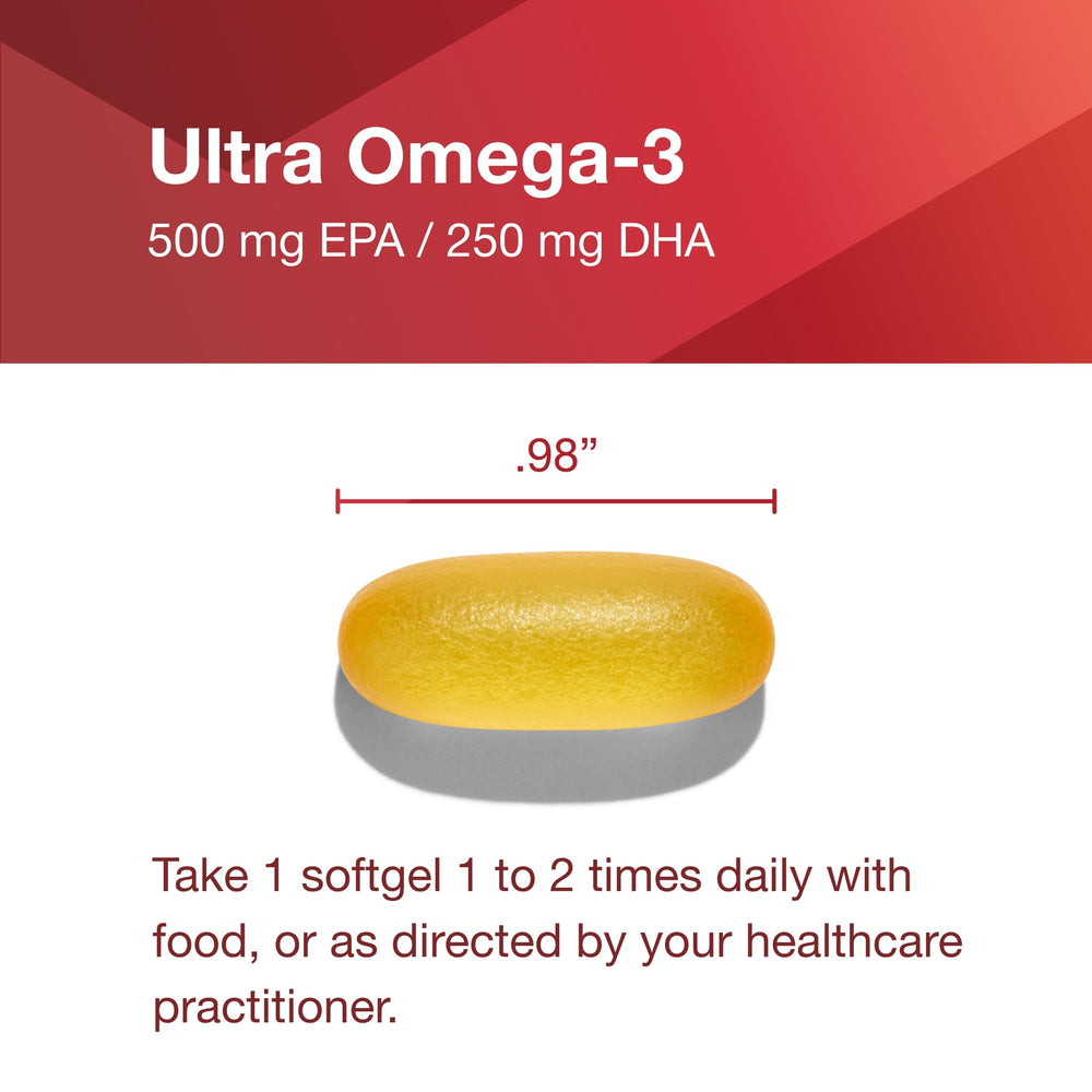Halal and non-GMO labels on Protocol Ultra Omega-3 emphasize transparent sourcing.