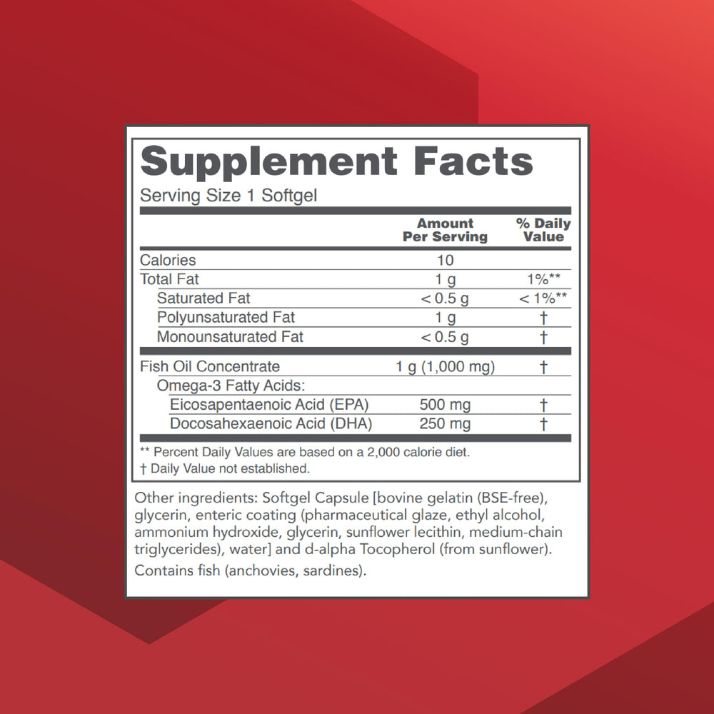 Protocol Ultra Omega-3 bottle back displays dosage info supporting consistent daily intake.