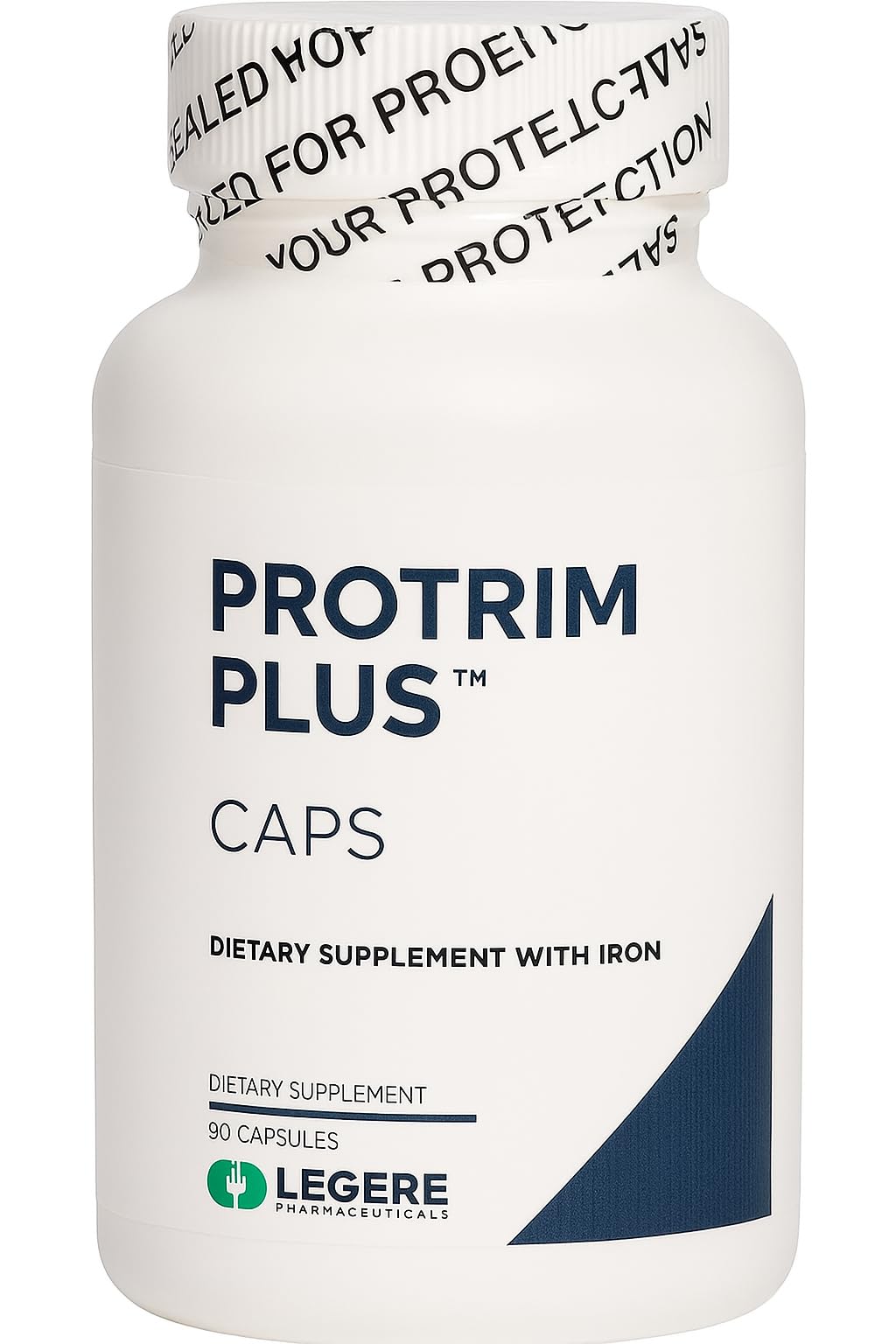 ProTrima Plus bottle showing bulking fiber features for digestive wellness.
