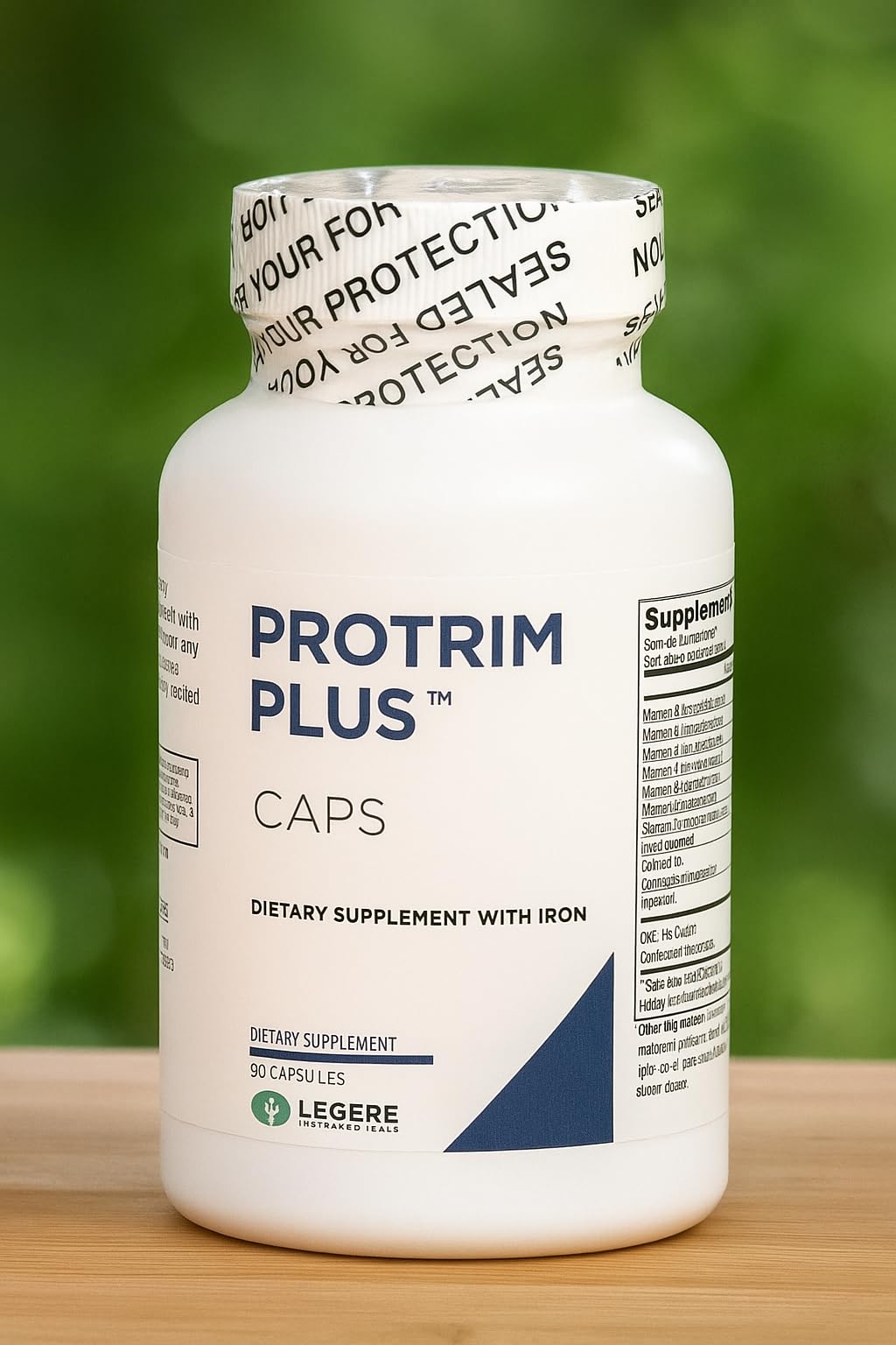 Pouring ProTrima Plus with water forms a gentle digestive-friendly fiber matrix.