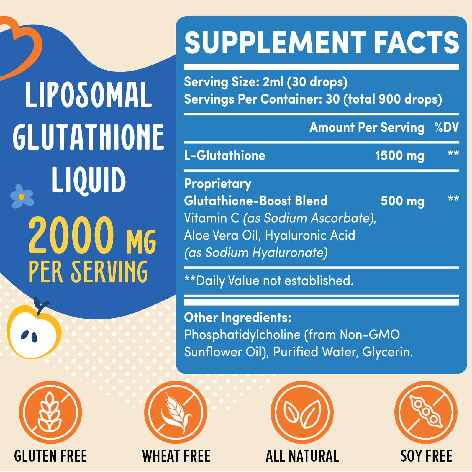Prunucis glutathione liquid pour demonstrates easy daily dosing