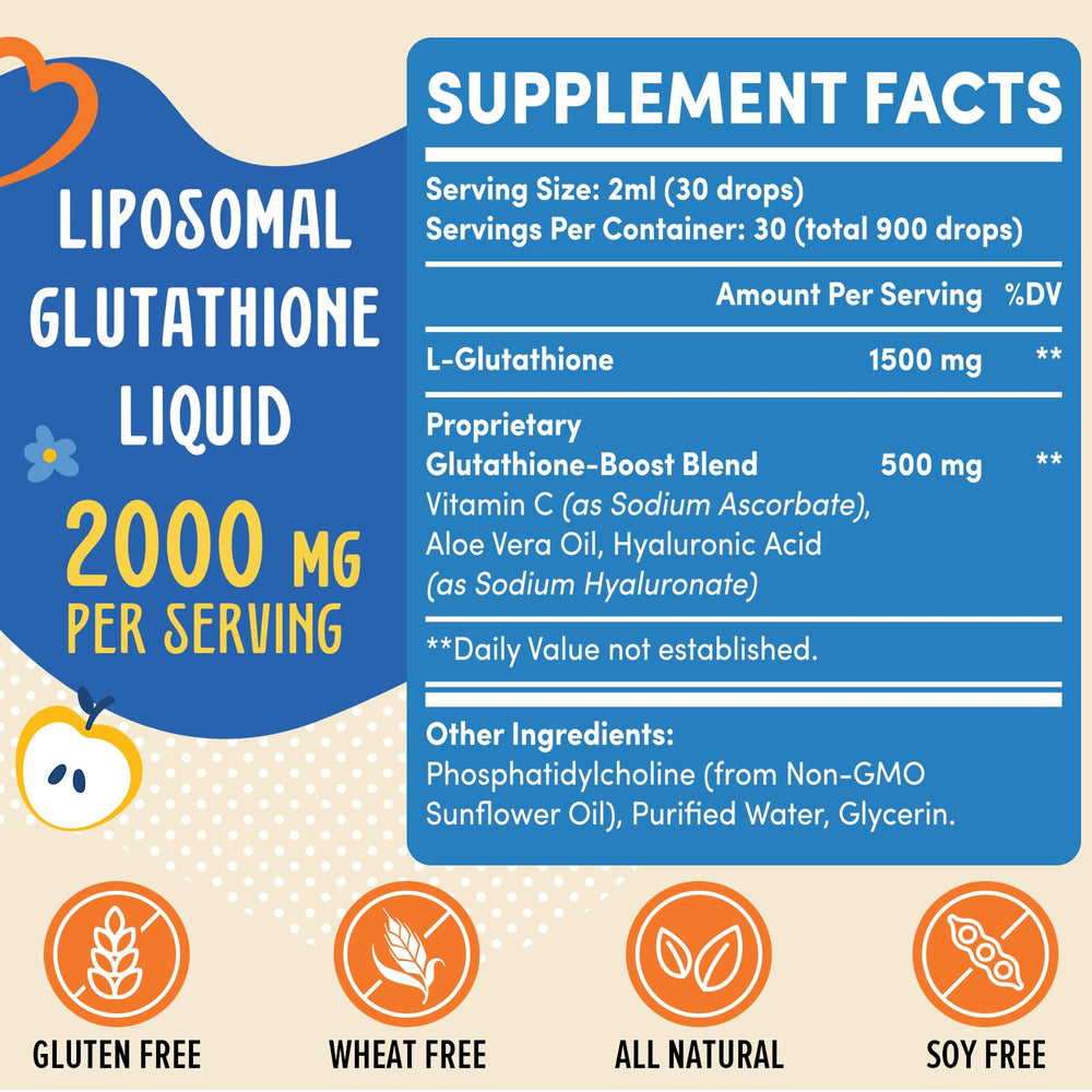 Prunucis glutathione liquid pour demonstrates easy daily dosing