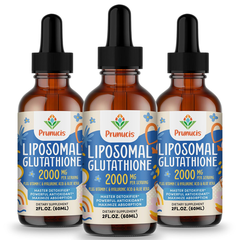 Prunucis liposomal glutathione liquid bottle for everyday immune support.