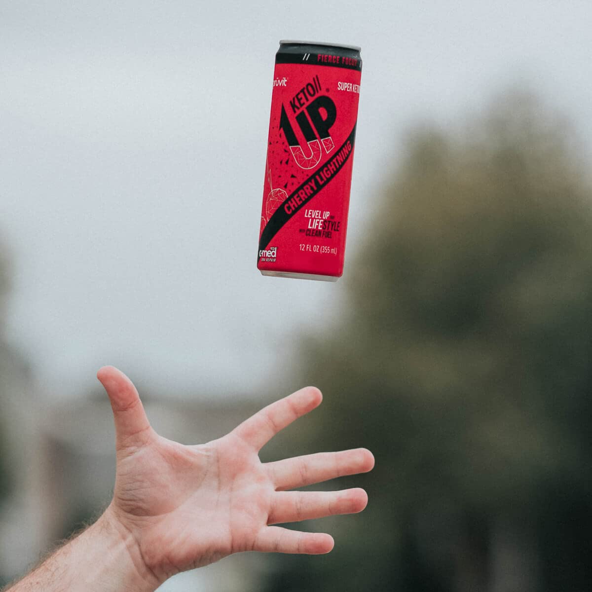 PRÜVIT Cherry Lightning Keto UP energy boost on the go