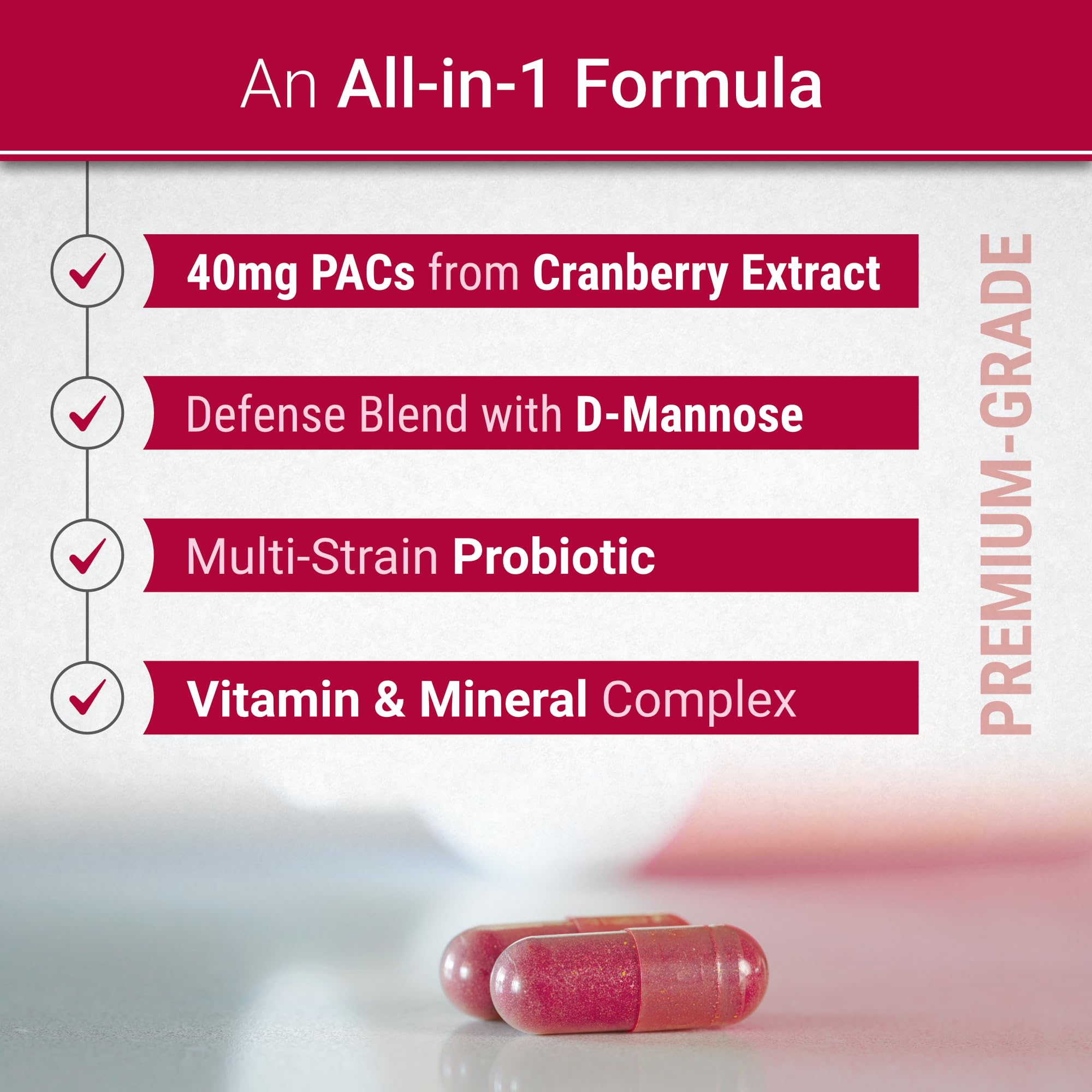 PRVNT probiotics blend supporting microbiome balance within the formula