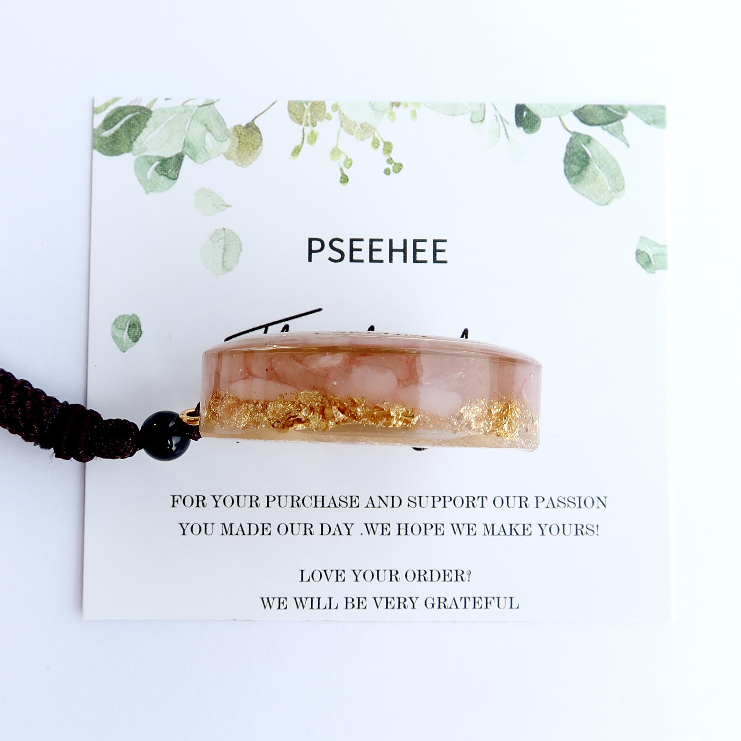 PSEEHEE Alpha and Omega Chakra Healing Orgone pendant with Tree of Life geometry for balance