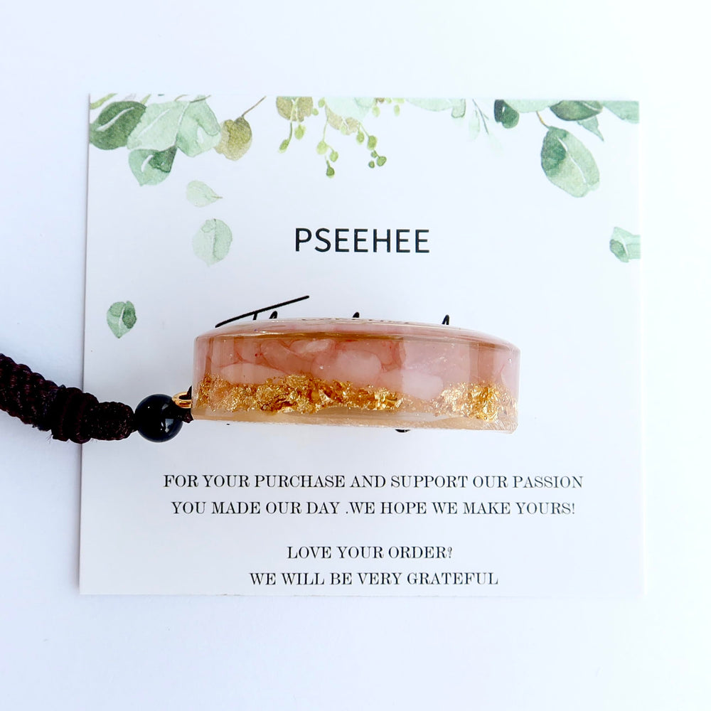 PSEEHEE Alpha and Omega Chakra Healing Orgone pendant with Tree of Life geometry for balance