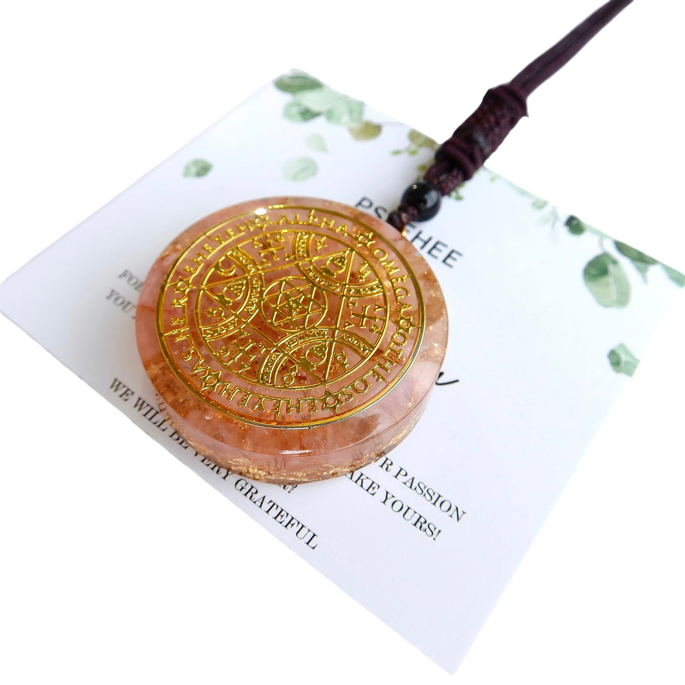 PSEEHEE Enochian Angel Magic Amulet pendant for spiritual focus and protection