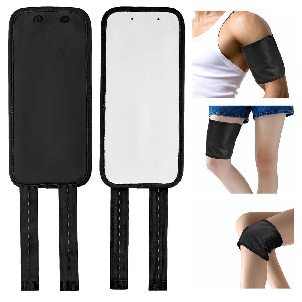 Ptwola castor oil pack wrap leakproof knee with adjustable strap for secure comfort.