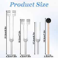 Ptwola tuning forks with reflex hammer kit for convenient at-home therapy.
