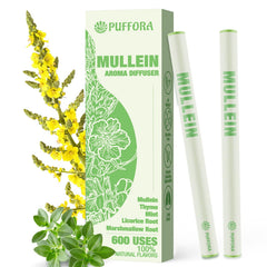 Puffora herbal diffuser pen mullein focus for clear breathing moments