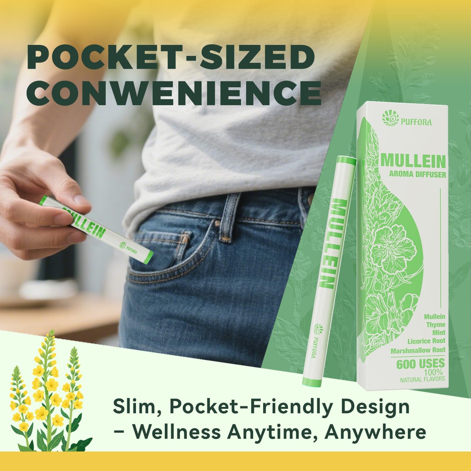 Puffora leak-proof packaging for mess-free use anywhere