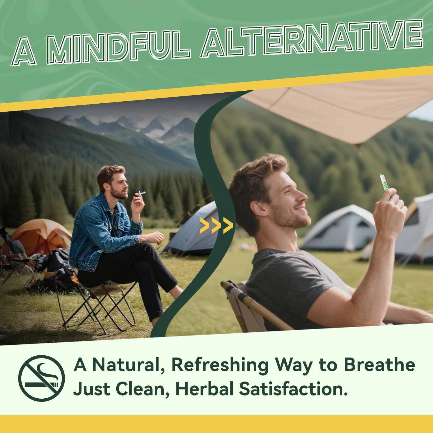 Puffora diffuser pen thyme leaf aroma for refreshing breath