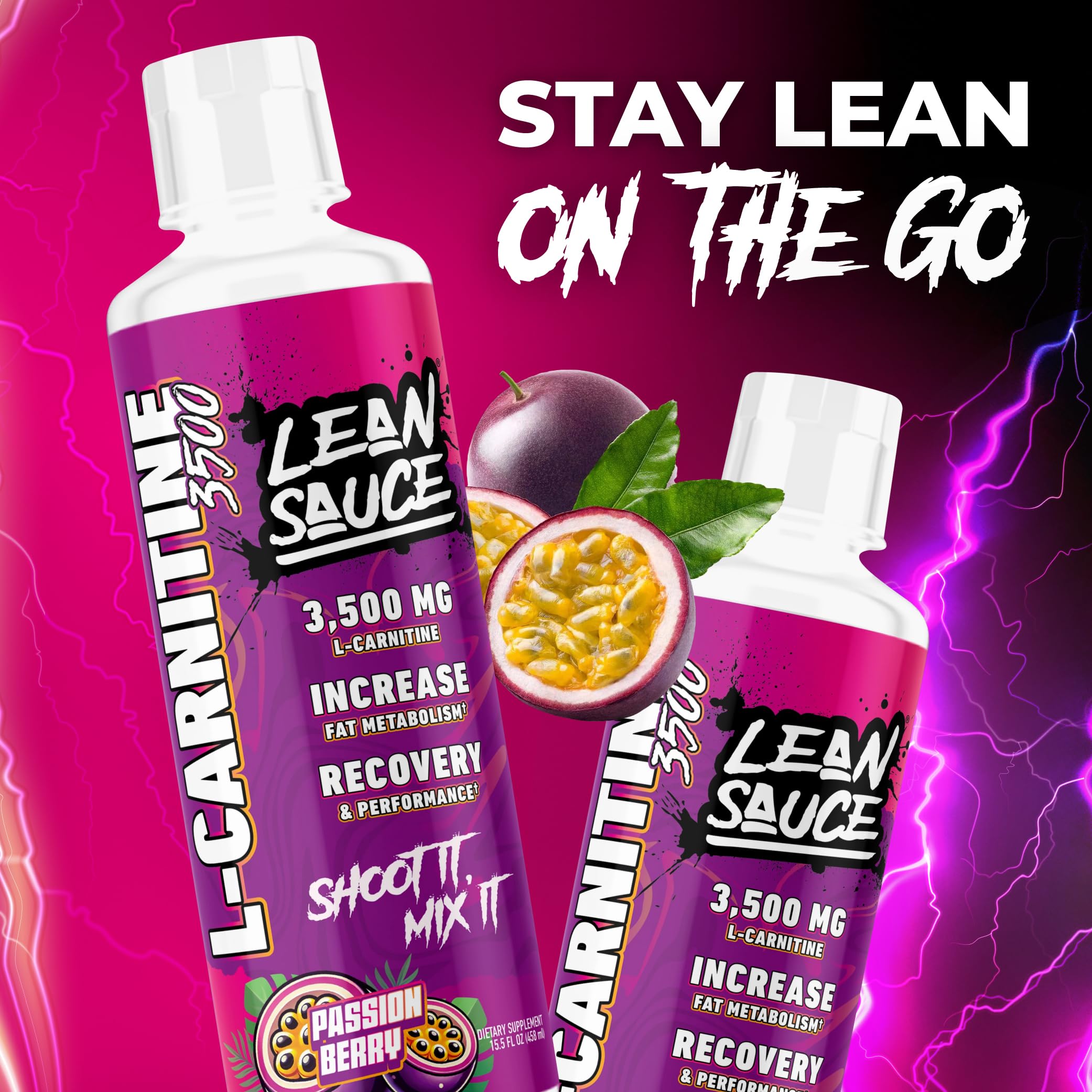 Stirred in a glass, Pump Sauce Lean Sauce blends smoothly.