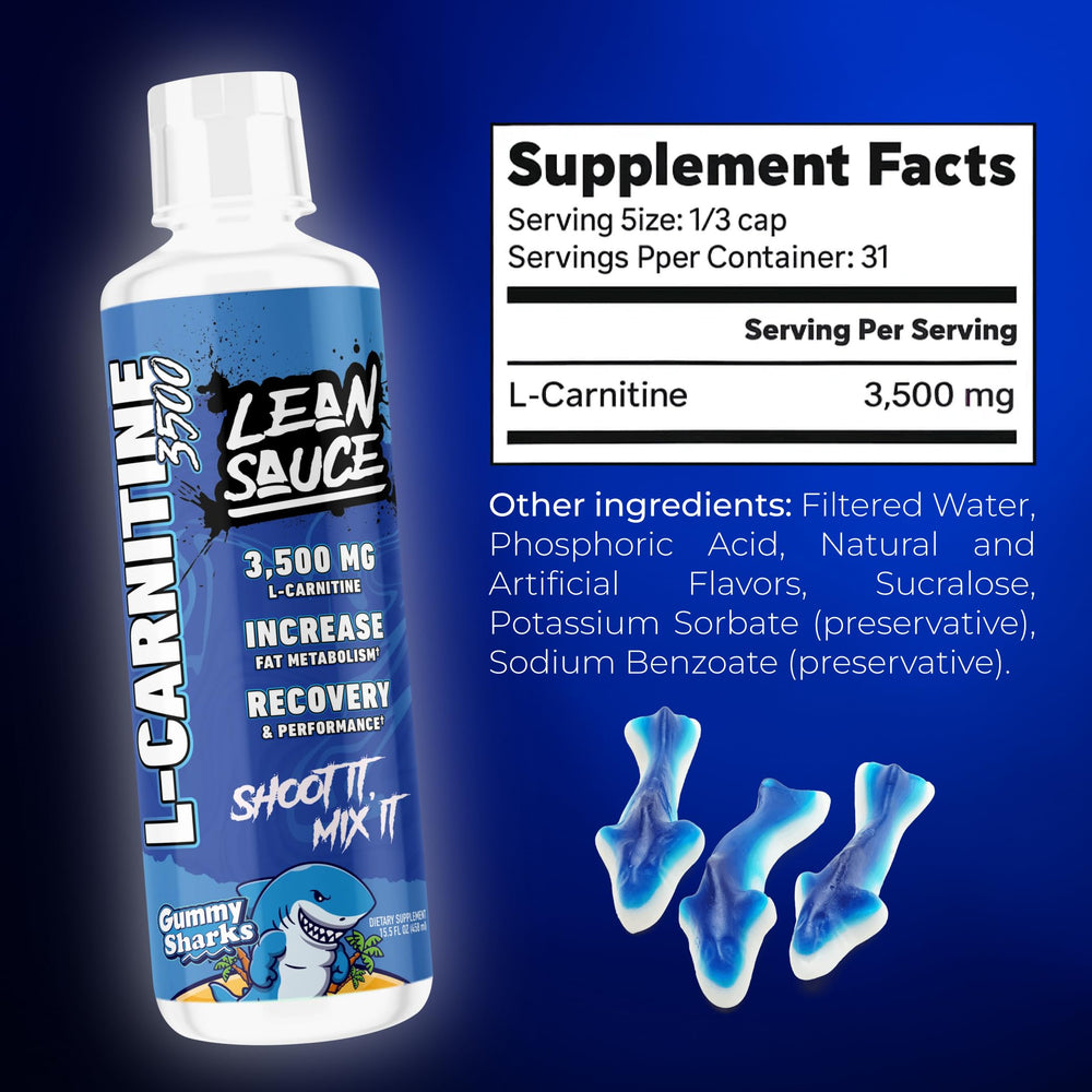 Pump Sauce Lean Sauce bottle with shark-flavored liquid ready to consume
