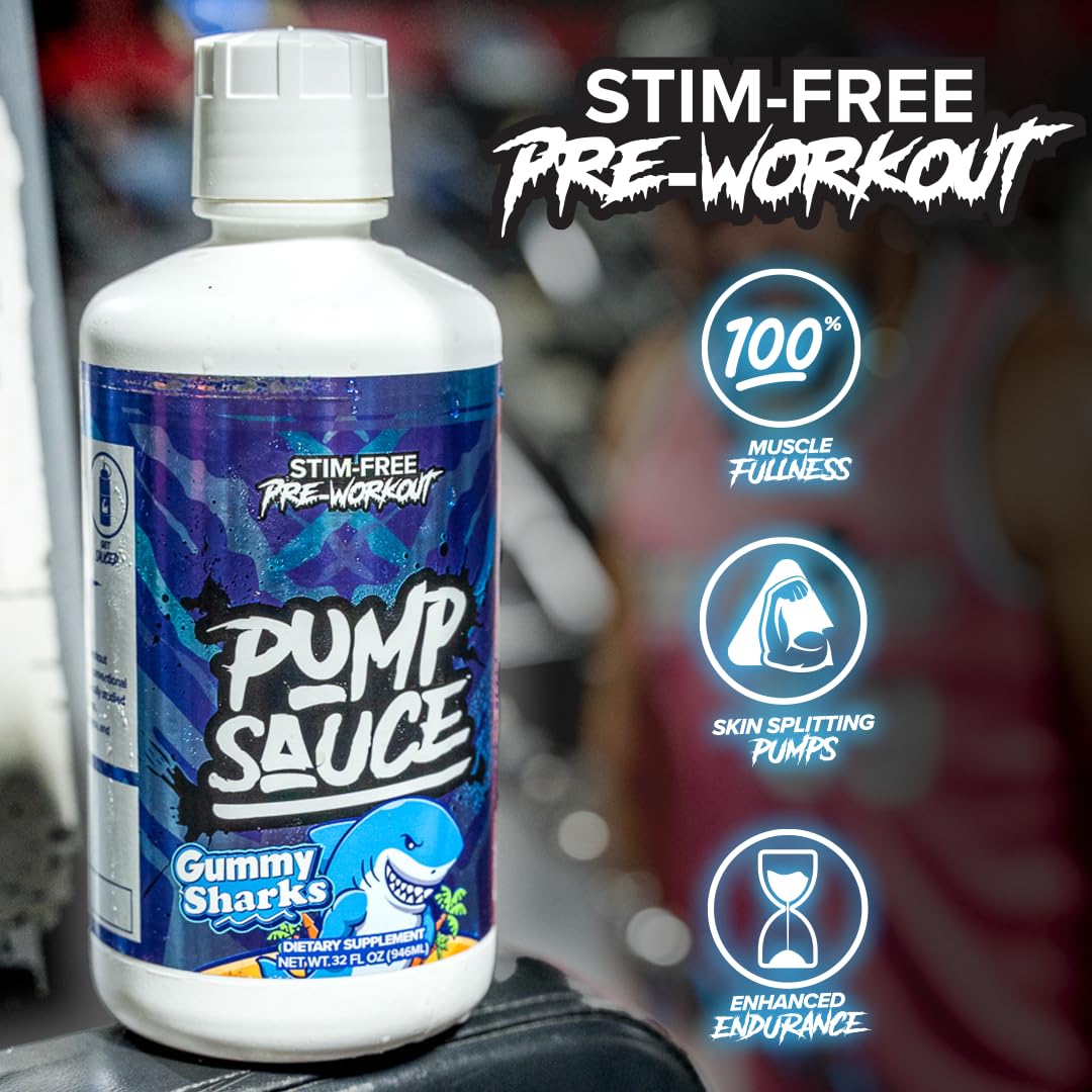 Pump Sauce shaker ready for fast pre-workout mix