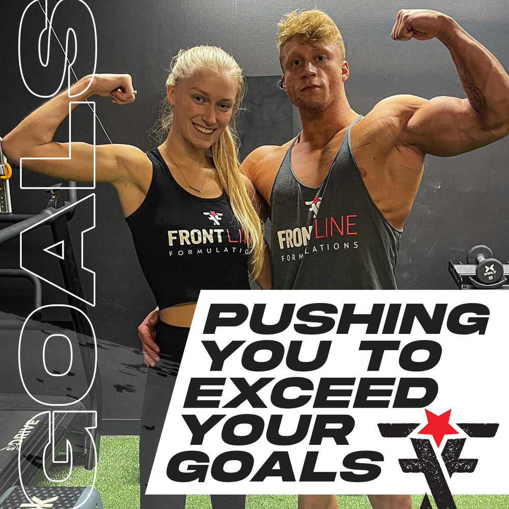 Athlete in gym holding Pumpageddon for strong pumps.