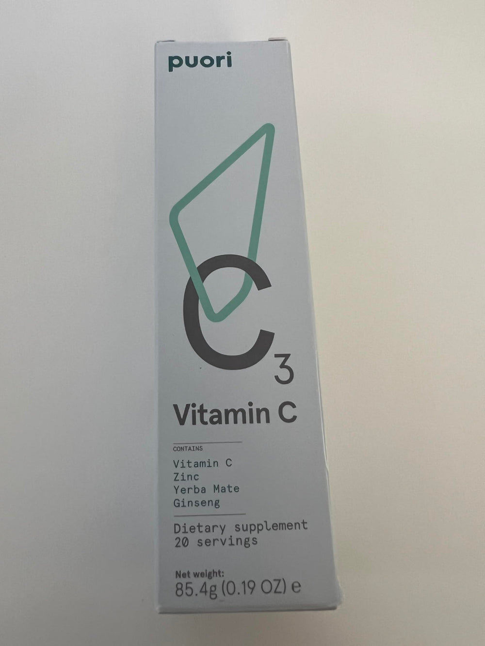 Puori C3 ingredients showing natural vitamin sources for daily wellness.