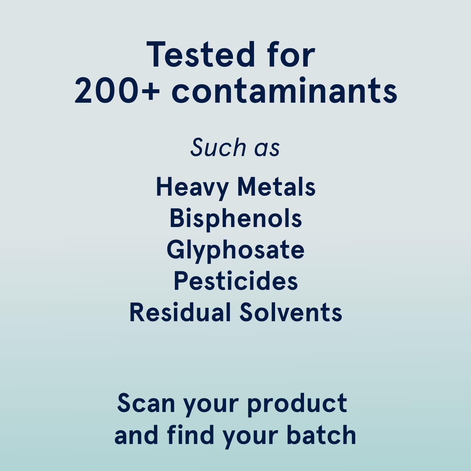 Puori Daily Probiotics QR code label links to purity testing results.
