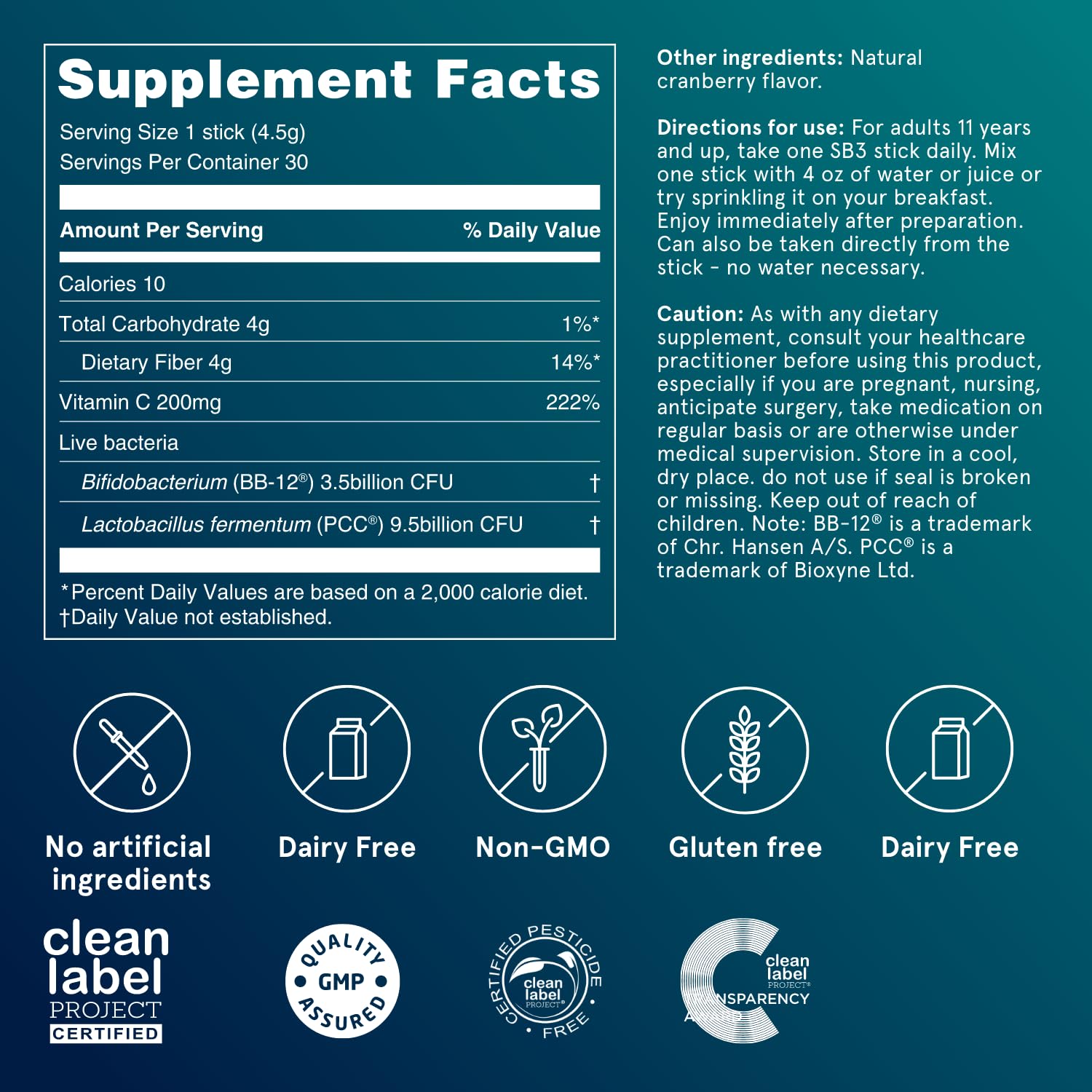 Puori Daily Probiotics storage guide indicates dry, sun-free conditions.