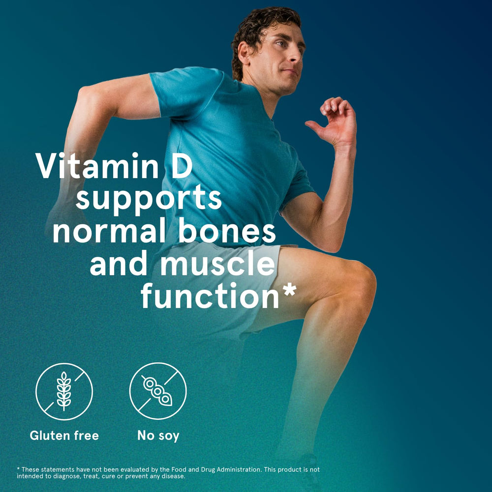Puori Vitamin D3 Softgels label with third-party testing for purity.