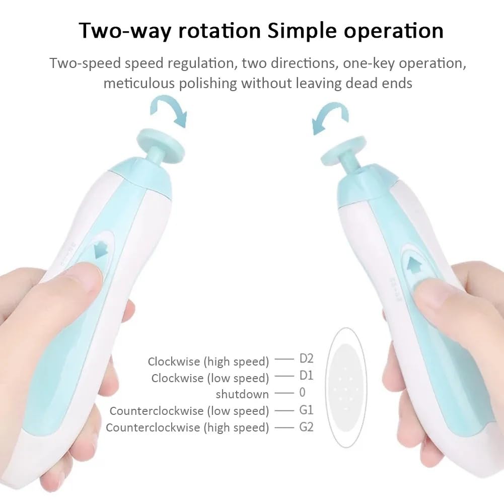 PUPZY Baby Nail File: soft grit smoothing edges safely.