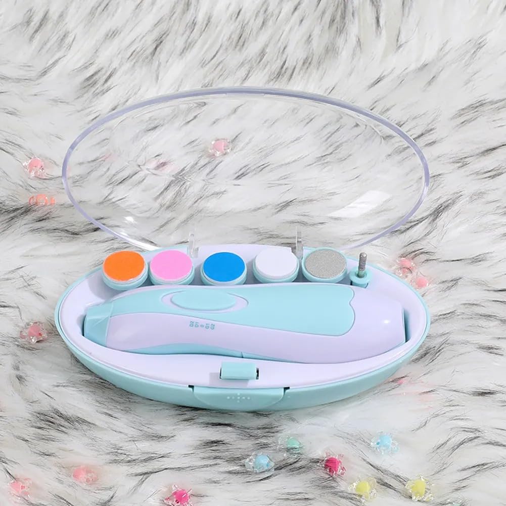 PUPZY Baby Nail Trimmer: whisper-quiet operation at 35dB for calm sessions.