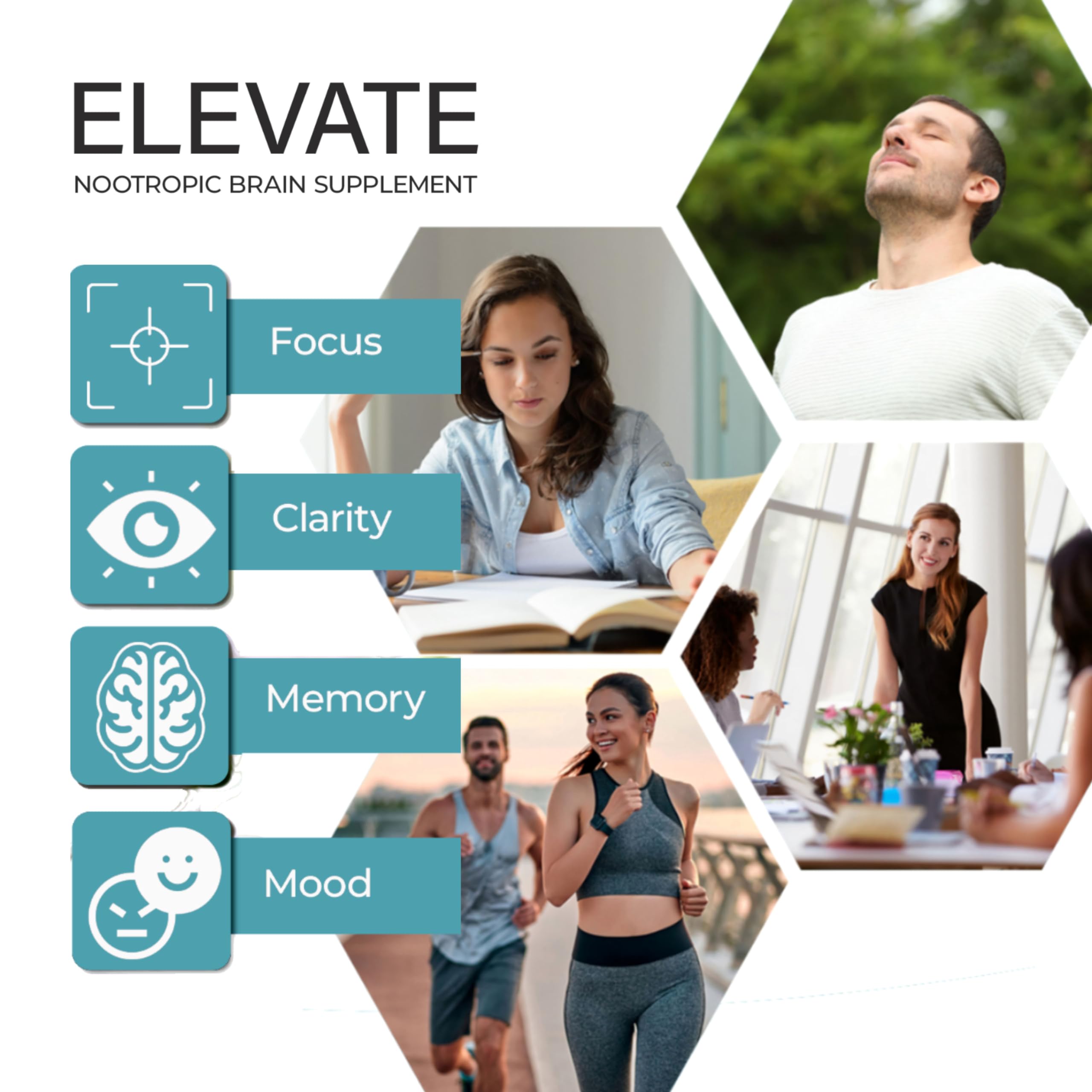 Pur Wellness Elevate ashwagandha ingredient closeup for calm mood support.
